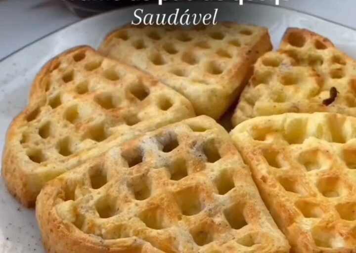 ✨ Waffle de Pão de Queijo Saudável – Sem Glúten, Fácil e Delicioso!