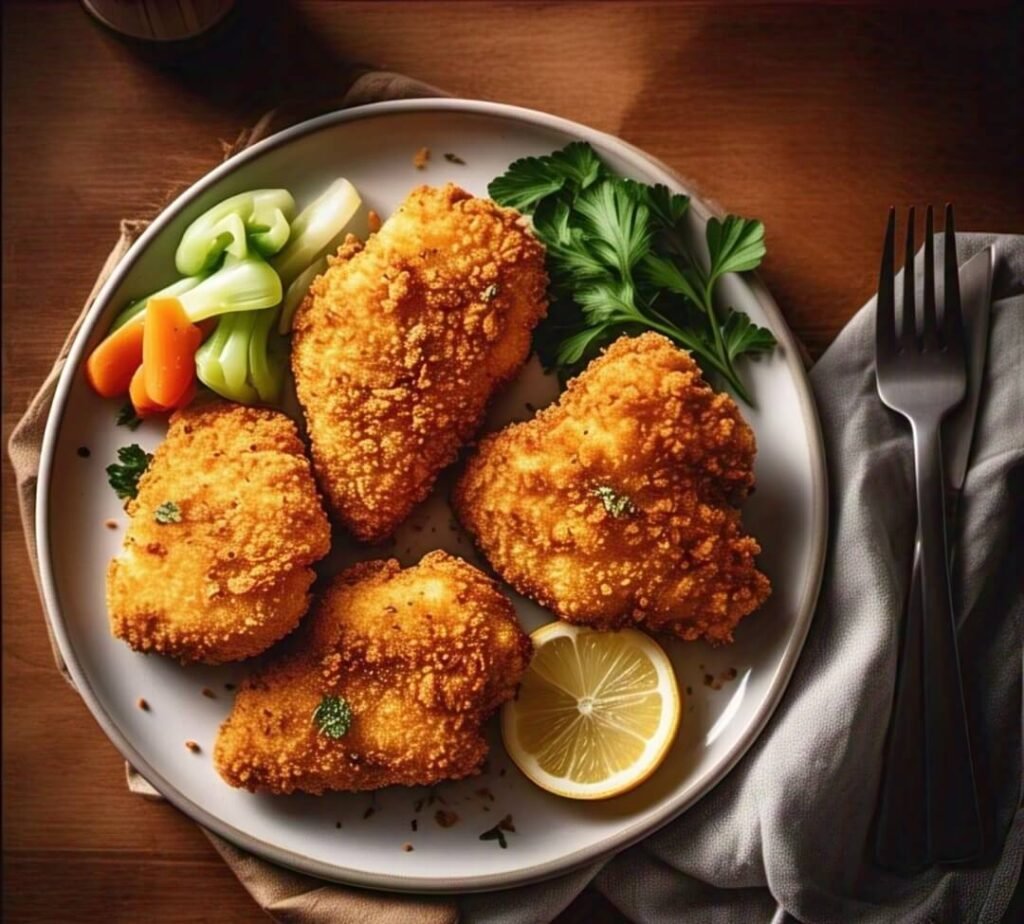 Peito de Frango Empanado Low Carb (Nuggets Saudável)