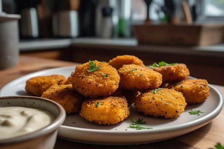 Peito de Frango Empanado Low Carb (Nuggets Saudável)