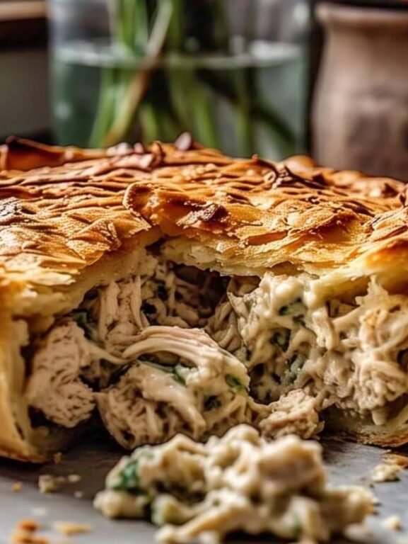 🥧 Torta de Frango Fácil e Perfeita: Receita Fit, Proteica e Sem Glúten