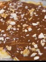 🍌🍫 Sobremesa Fácil com Banana, Pasta de Amendoim e Chocolate