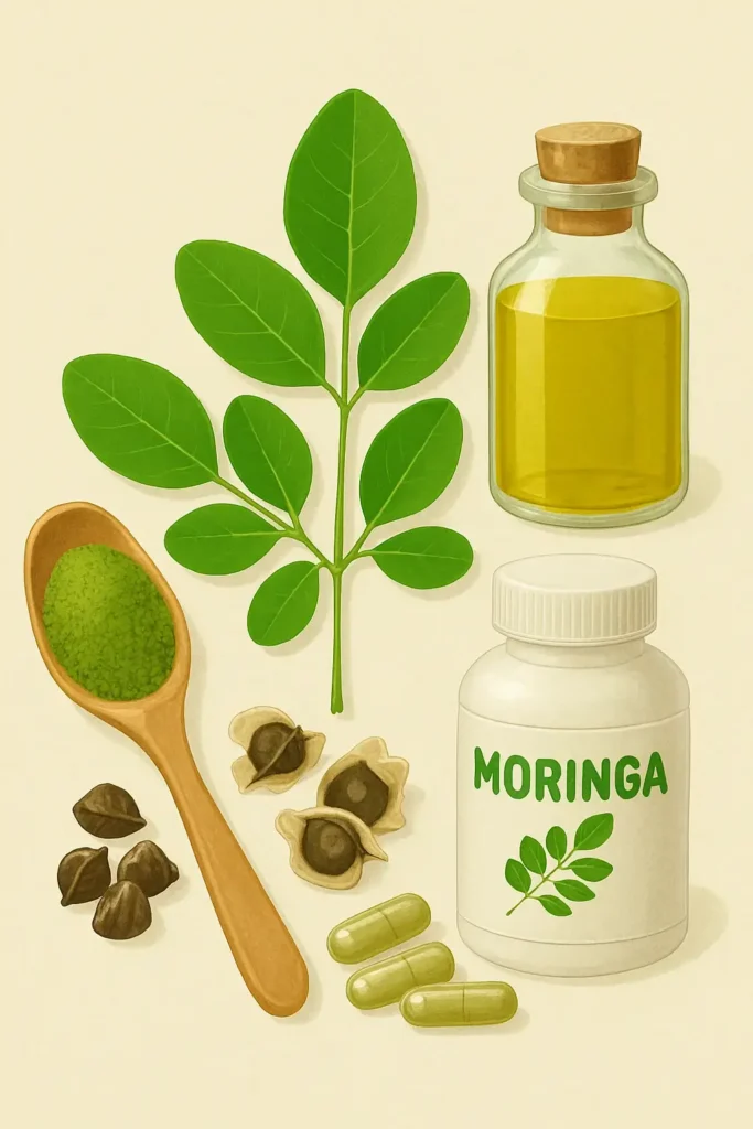🌿 Moringa oleifera: A planta milagrosa que nutre, cura e purifica 🌱💪💧