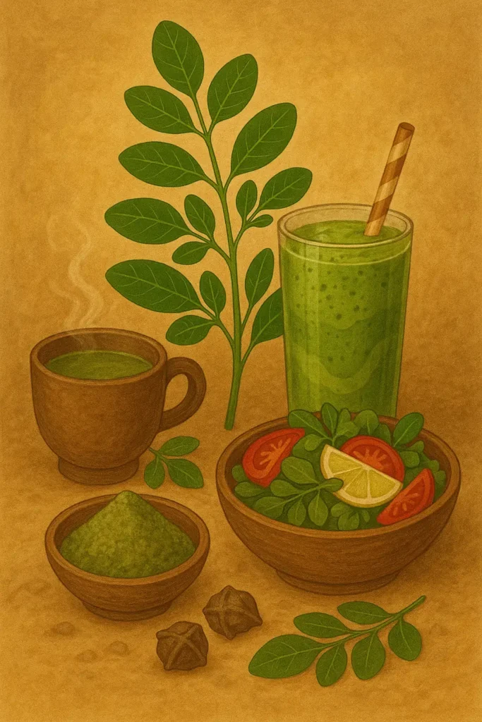 🌿 Moringa oleifera: A planta milagrosa que nutre, cura e purifica 🌱💪💧