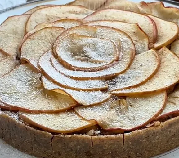 TORTA DE MAÇÃ DE NATAL