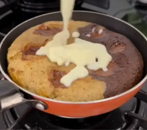 🍪⚡ Cookie Mesclado FIT de Frigideira (Alto em Energia)