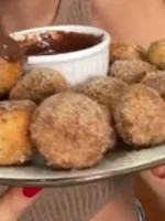 ☁️🍩 Bolinho de Chuva FIT na Air Fryer