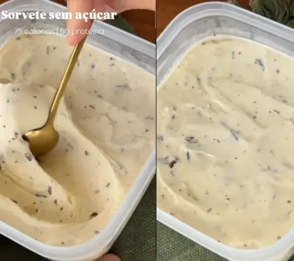 Sorvete de Doce de Leite