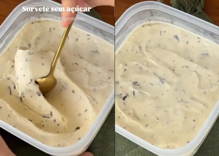 Sorvete de Doce de Leite