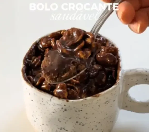 🍫✨ Bolo Crocante Saudável e Proteico