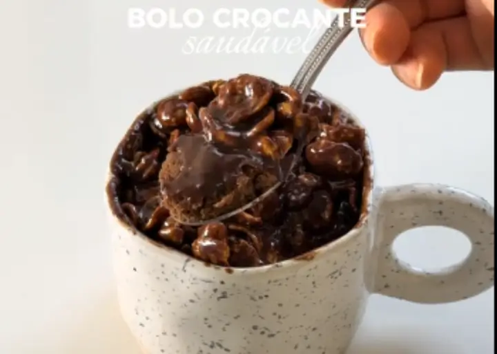 🍫✨ Bolo Crocante Saudável e Proteico