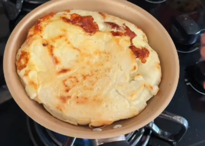 🧀🍳 Pão de Queijo de Frigideira Fit Rápido