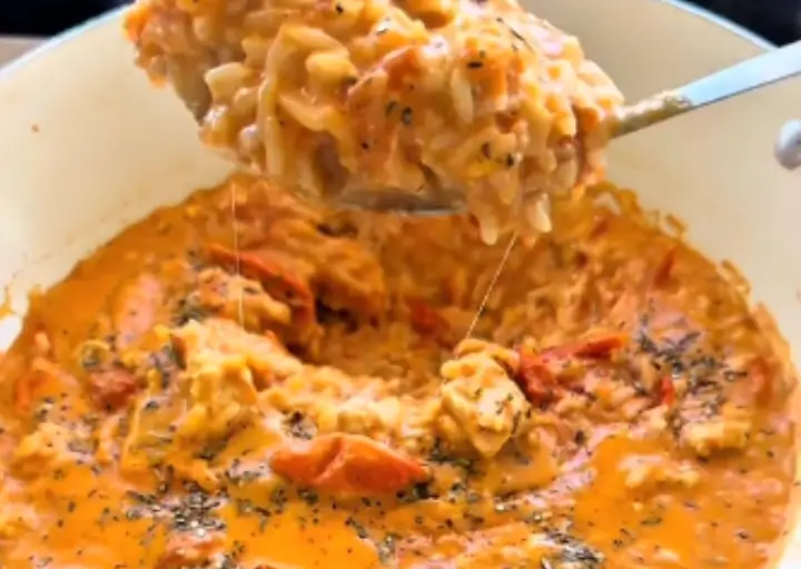 Frango Cremoso com Arroz Tipo Risoto (Uma Panela Só)