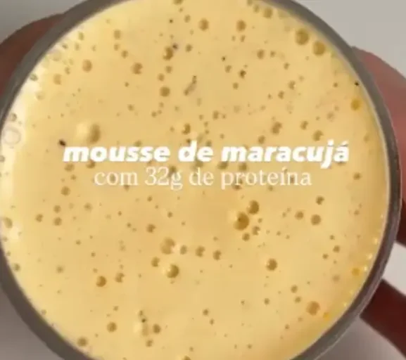 Lanche de Maracujá Proteico Refrescante
