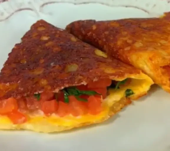 🧀🥞 Panqueca Crocante de Queijo Fit