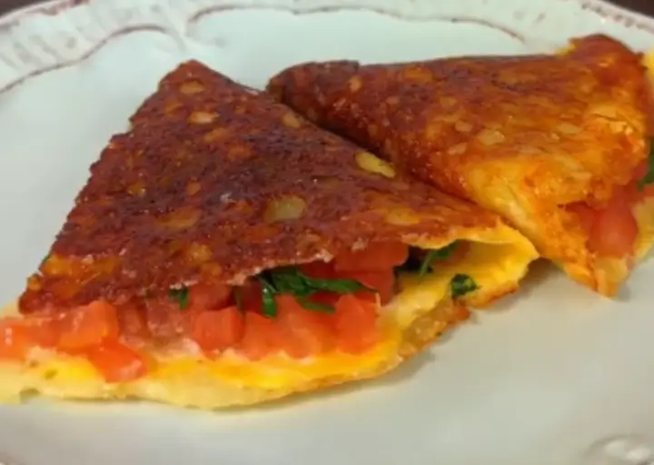 🧀🥞 Panqueca Crocante de Queijo Fit