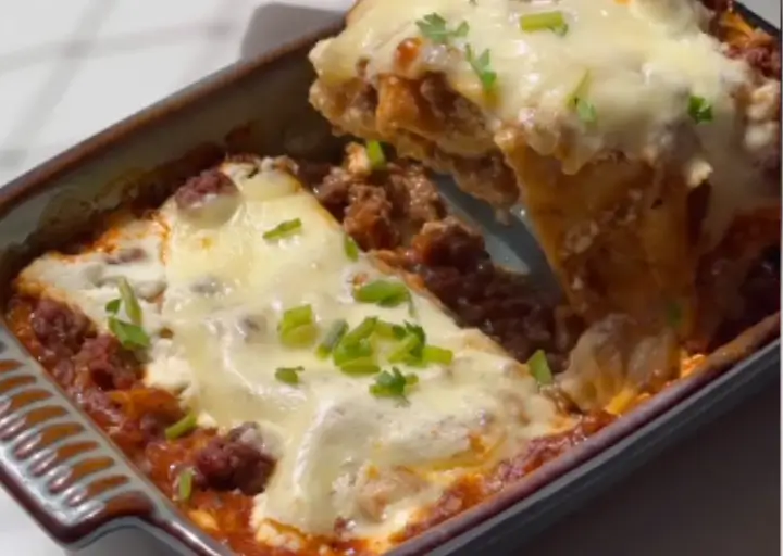 LASANHA FIT DE CARNE MOÍDA