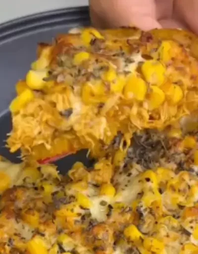 torta fit de abóbora com frango