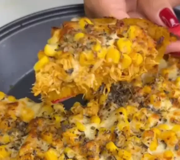 torta fit de abóbora com frango