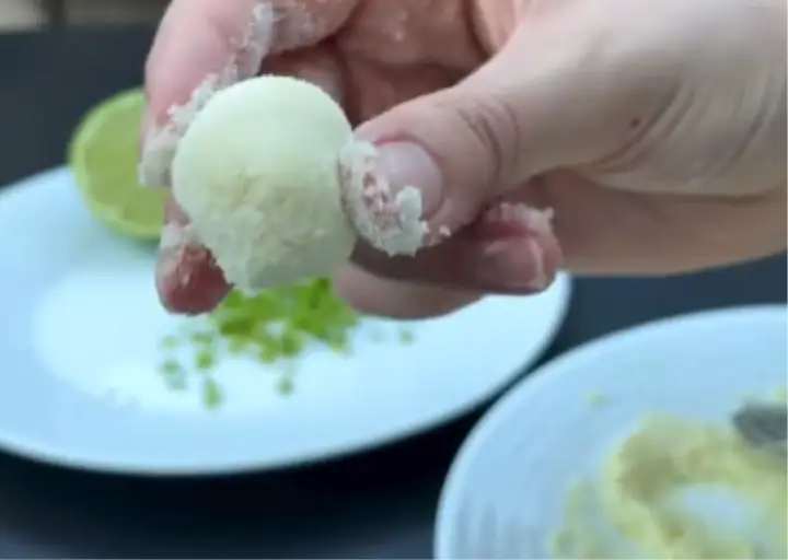 🍋 docinho de limão saudável tipo beijinho fit