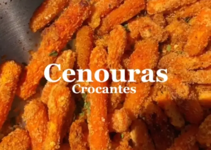 🥕 Cenouras crocantes no forno ou air fryer