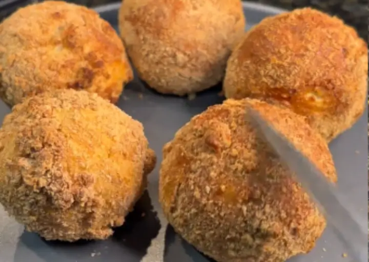🧆 croquetes de frango saudáveis na air fryer