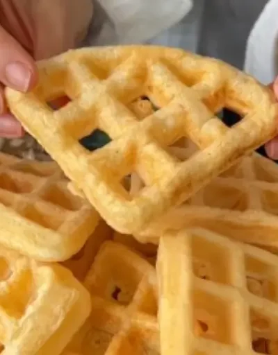 🧇 waffle saudável com 3 ingredientes