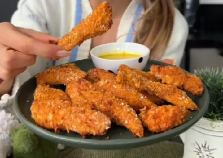 🍗✨ FRANGO EMPANADO SAUDÁVEL, CROCANTE E SEM GLÚTEN