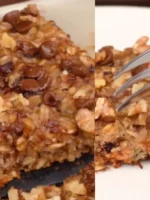 🍌🍫 barrinha fit de aveia com banana e pasta de amendoim