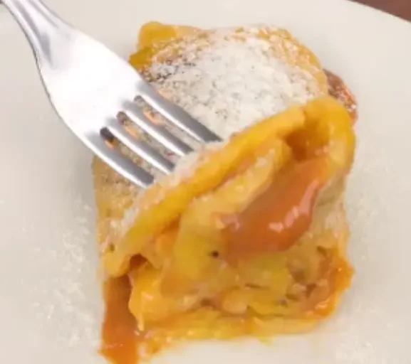 🍌🍮 Enroladinho de Banana Fit com Doce de Leite Sem Açúcar