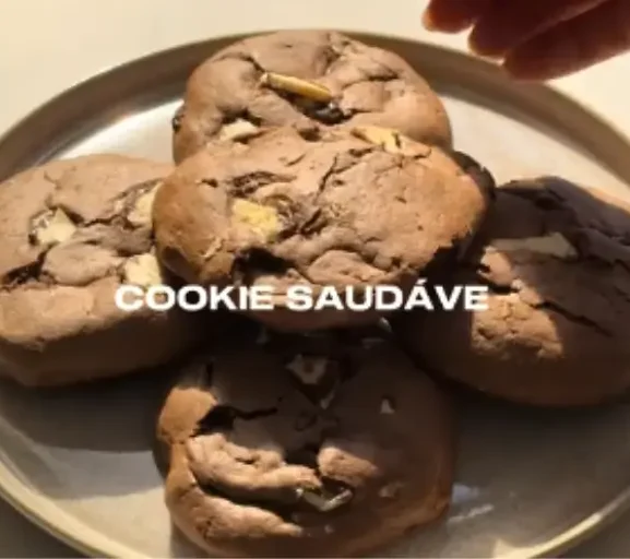 🍪🍫 Cookies Fit de Chocolate Crocantes | Zero Açúcar, Saudável e Fácil