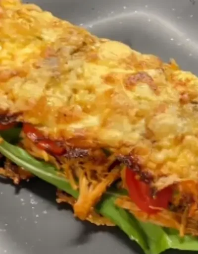 🌮🥒 taco de abobrinha crocante fit