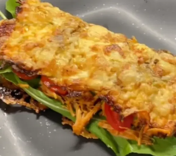 🌮🥒 taco de abobrinha crocante fit