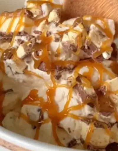 🍨🤍 Gelato Saudável Proteico de Doce de Leite
