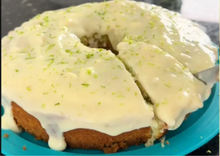 🍋🍰 bolo de limão fit com iogurte e gelatina fofinho