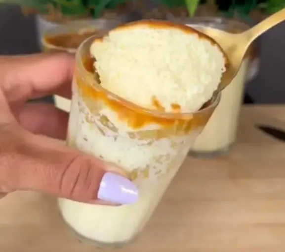🍮✨ Pudim Fit de Doce de Leite no Copinho