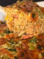 🥧🥕 Torta de Frango Vitaminada Fit – 25g de Proteína por Porção 🤌