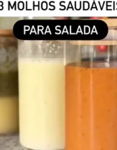 🥗🫙 MOLHOS SAUDÁVEIS PARA SALADA