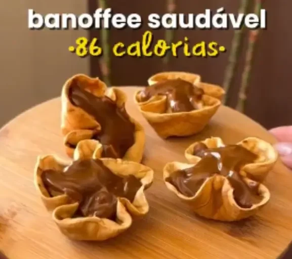 🍌🥧 Banoffee Saudável na Air Fryer