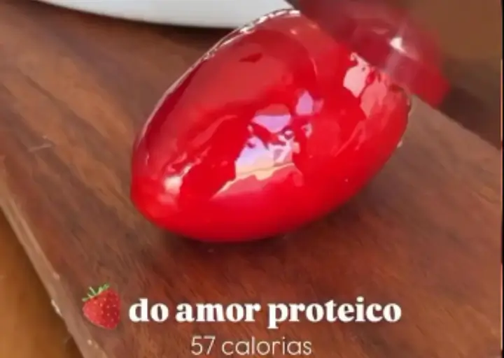 🍓💗 Morango do Amor Fit Proteico — Sem Açúcar e Irresistível