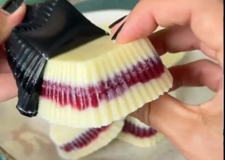 🍨❄️ Docinho Gelado Fit Recheado com Geleia